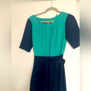 Anne Klein color block dress